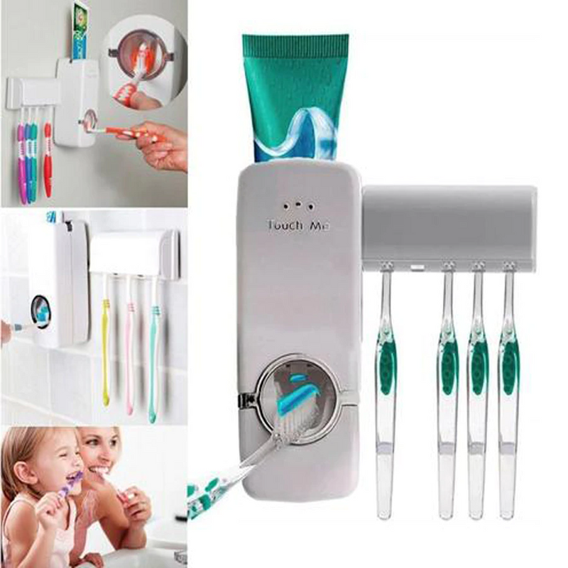 Suporte para Escovas de Dentes AntiBacteriano - Dispenser Max