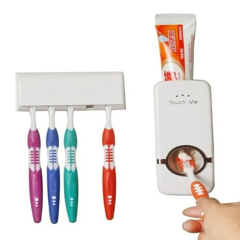 Suporte para Escovas de Dentes AntiBacteriano - Dispenser Max