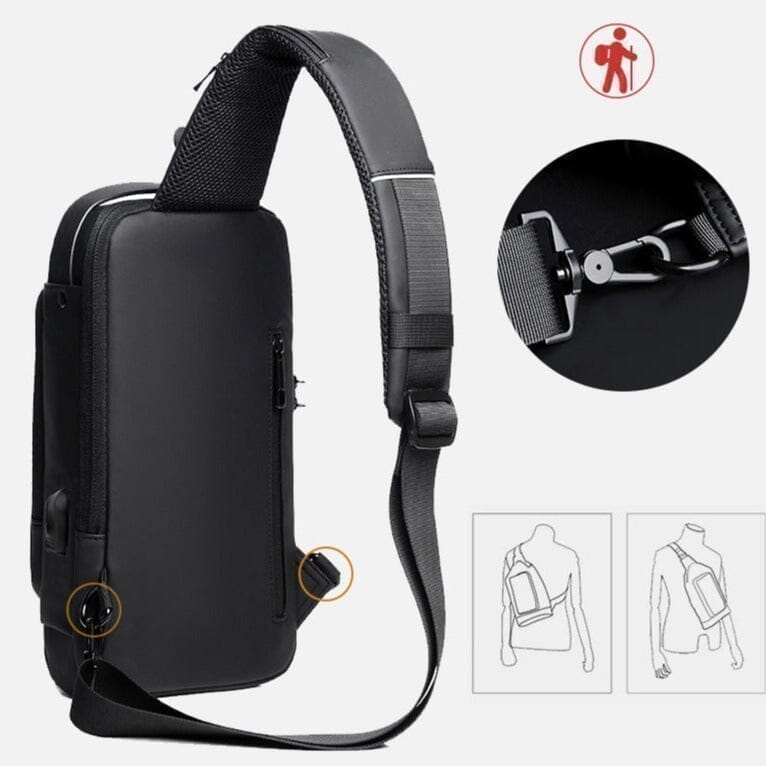 Mochila Anti-Furto com Senha USB - BagPro